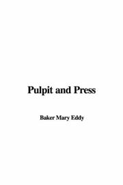 Cover of: Pulpit and Press