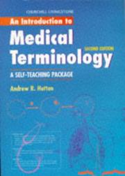 Cover of: An introduction to medical terminology: a self-teaching package