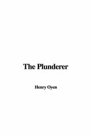 Cover of: The Plunderer