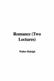 Cover of: Romance (Two Lectures) by Walter Raleigh