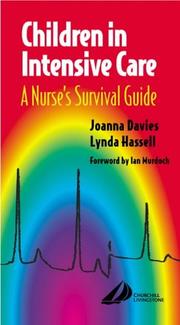 Cover of: Children in Intensive Care: A Nurse's Survival Guide