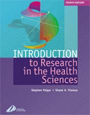 Cover of: Introduction to Research in the Health Sciences by Stephen Polgar, Shane A. Thomas