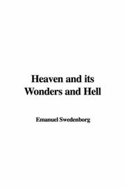 Cover of: Heaven and its Wonders and Hell by Emanuel Swedenborg