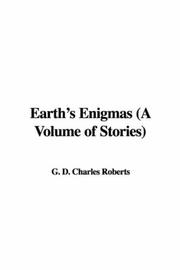 Cover of: Earth's Enigmas (A Volume of Stories)