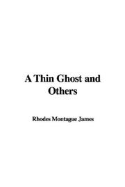 Cover of: A Thin Ghost and Others | M. R. James