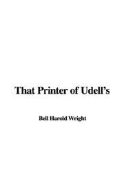 Cover of: That Printer of Udell's