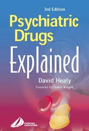 Cover of: Psychiatric Drugs Explained by David Healy