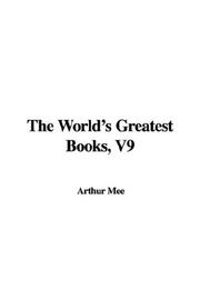 Cover of: The World's Greatest Books, V9