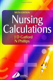 Cover of: Nursing Calculations