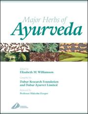 Cover of: Major Herbs  of Ayurveda