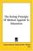 Cover of: The Ruling Principle Of Method Applied To Education