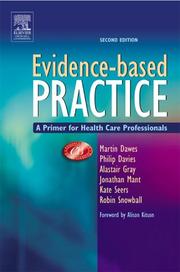 Evidence-based practice by Martin Dawes, Philip Davies, Alistair Gray - undifferentiated