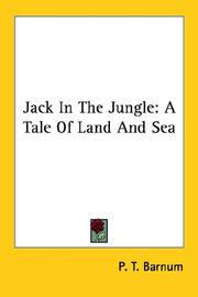 Cover of: Jack In The Jungle by P. T. Barnum