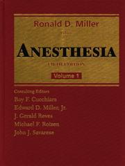 Cover of: Anesthesia (2 Volume Set with CD-ROM for Windows & Macintosh)