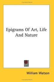 Cover of: Epigrams Of Art, Life And Nature