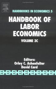 Cover of: Handbook of Labor Economics Volume 3 : Volume 3C (Handbook of Labor Economics)