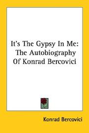 Cover of: It's The Gypsy In Me by Konrad Bercovici