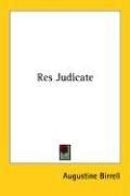 Cover of: Res Judicate