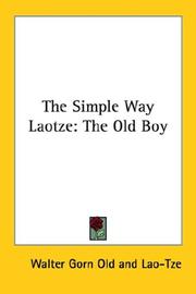 Cover of: The Simple Way Laotze by Lao-Tze