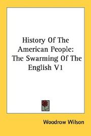 Cover of: History Of The American People by Woodrow Wilson