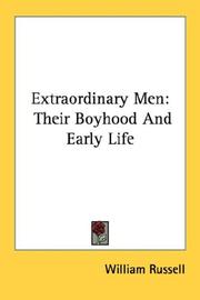 Cover of: Extraordinary Men: Their Boyhood And Early Life