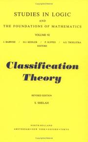 Cover of: Classification theory and the number of non-isomorphic models by Saharon Shelah