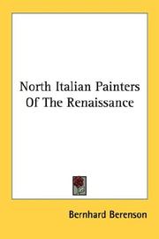 Cover of: North Italian Painters Of The Renaissance