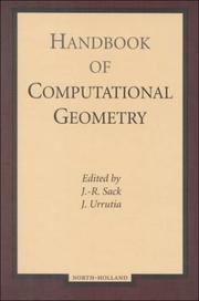 Cover of: Handbook of computational geometry by edited by J.-R. Sack, J. Urrutia.