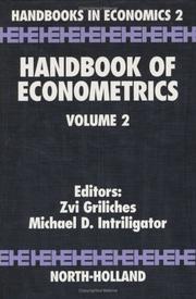 Cover of: Handbook of Econometrics Volume 2 (Handbook of Econometrics) by 