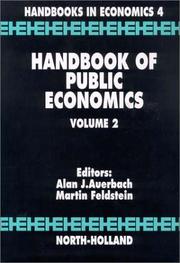 Cover of: Handbook of Public Economics Volume 2 (Handbooks in Economics) by 