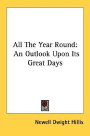 Cover of: All The Year Round by Newell Dwight Hillis