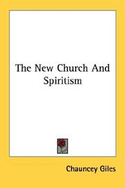 Cover of: The New Church And Spiritism