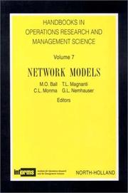 Cover of: Handbooks in Operations Research and Management Science, 7: Network Models (Handbooks in Operations Research and Management Science)