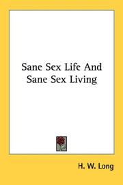 Cover of: SEX