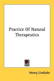 Cover of: Practice Of Natural Therapeutics