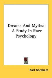 Cover of: Dreams And Myths: A Study In Race Psychology