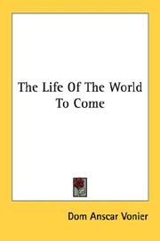 Cover of: The Life Of The World To Come