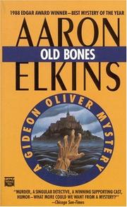 Cover of: Old Bones by Aaron J. Elkins