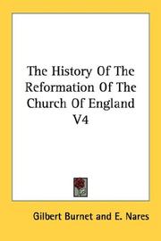 Cover of: The History Of The Reformation Of The Church Of England V4