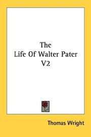 Cover of: The Life Of Walter Pater V2