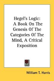 Cover of: Hegel's Logic by William Torrey Harris