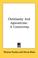Cover of: Christianity And Agnosticism