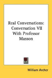 Cover of: Real Conversations: Conversation VII With Professor Masson