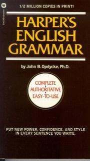 Harper's English grammar by John B. Opdycke