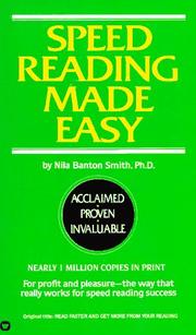 Cover of: Speed Reading Made Easy by Nila Banton Smith