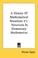 Cover of: A History Of Mathematical Notations V1