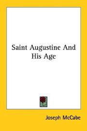 Cover of: Saint Augustine And His Age