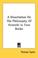 Cover of: A Dissertation On The Philosophy Of Aristotle In Four Books