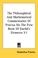 Cover of: The Philosophical And Mathematical Commentaries Of Proclus On The First Book Of Euclid's Elements V1