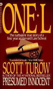 Cover of: One L by Scott Turow